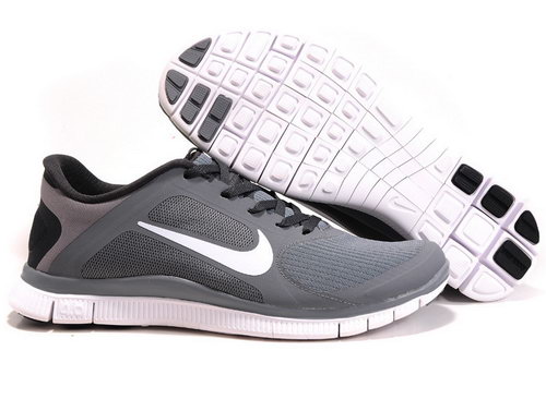 Nike Free Run 4.0 V3 Mens Grey Black White Portugal